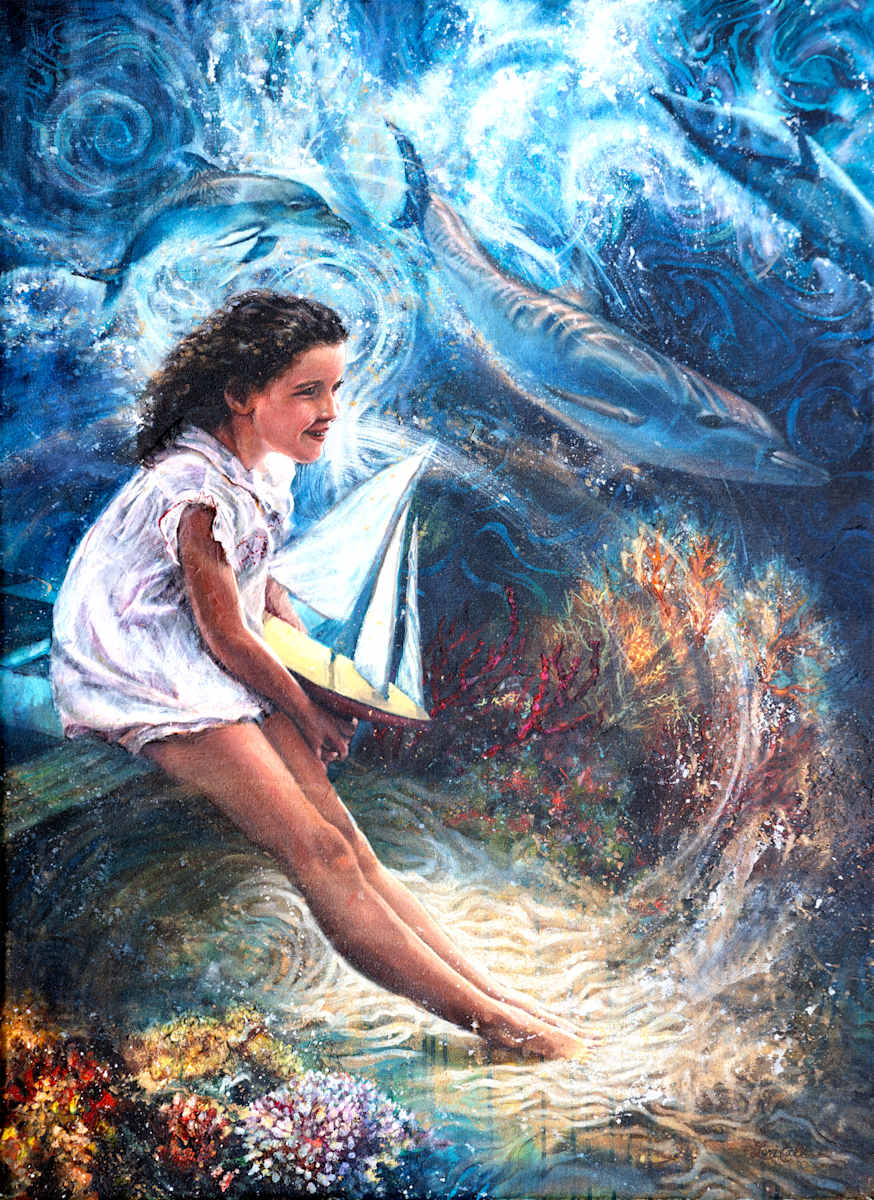 Dolphin Whispers by Lori Call, Image 1.