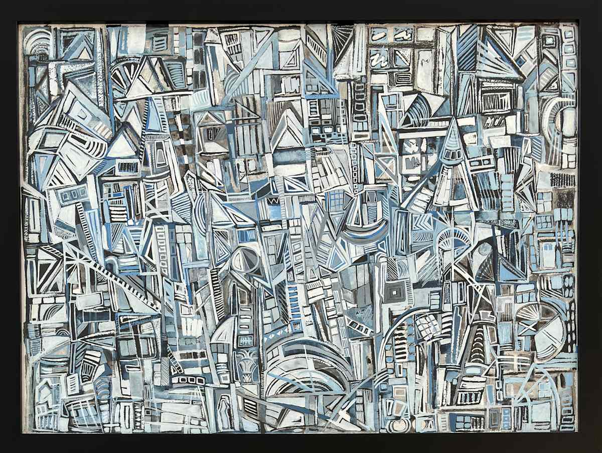 City With White Roofs by Cynthia Low  Image: City With White Roofs