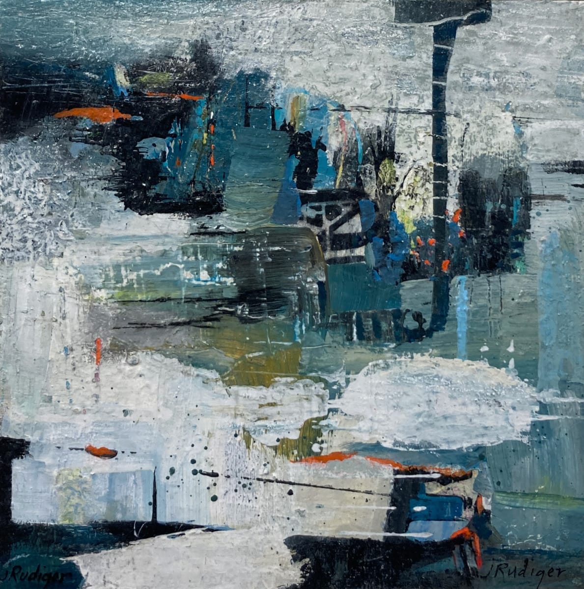 Blueness of a Wound, #4 by Judy Rudiger  Image: Blueness of a Wound, #4