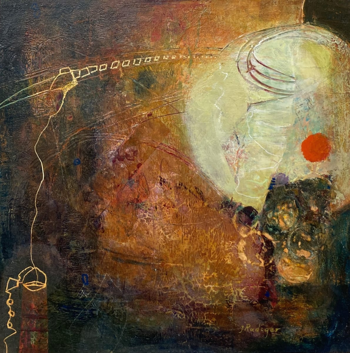 She Left Her Light On by Judy Rudiger  Image: She Left Her Light On