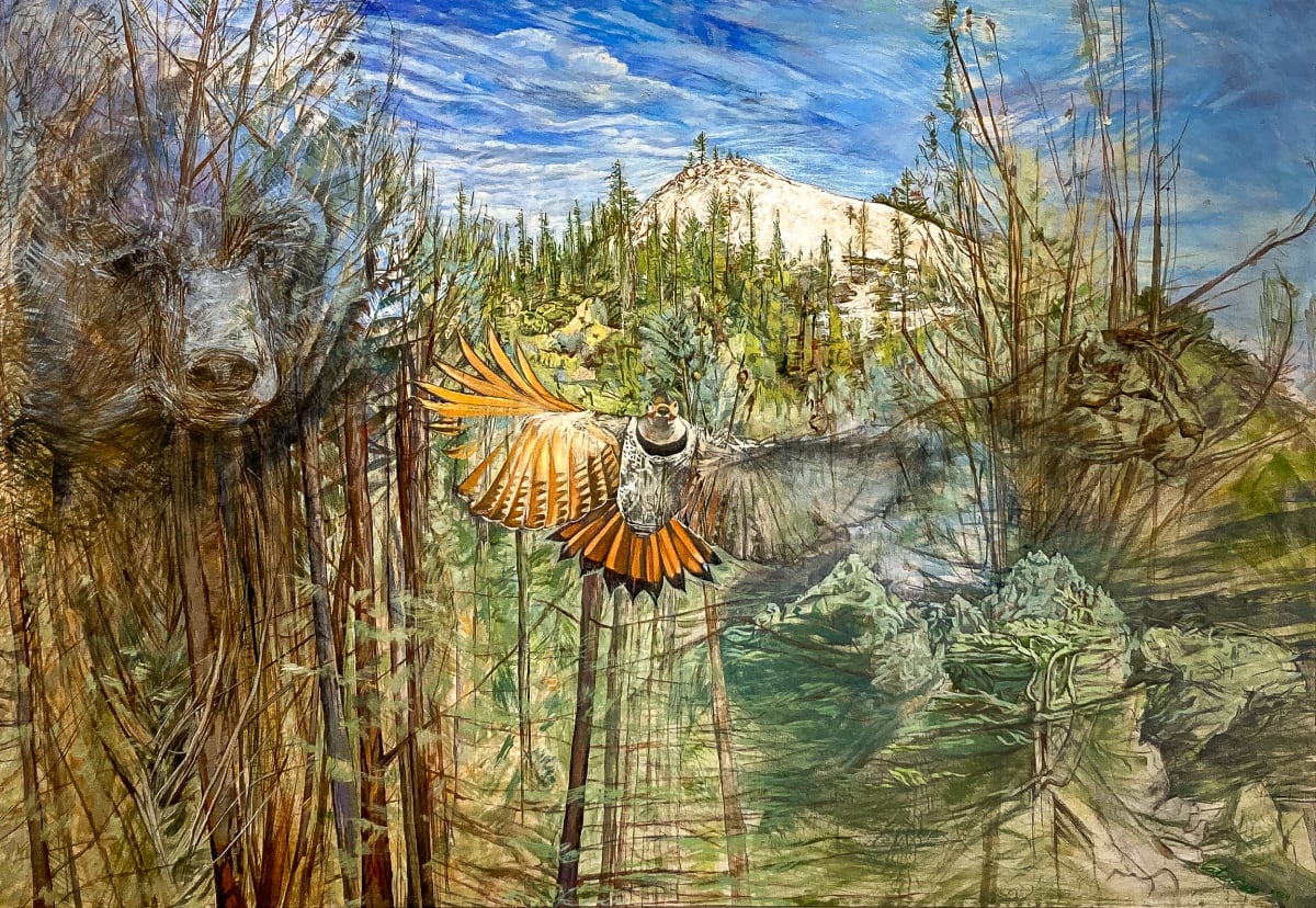 Chalk Mountain In Spring Valley/Montaña De Tiza En El Valle De Primavera by Catalina Gonzalez  Image: Chalk Mountain In Spring Valley/Montaña De Tiza En El Valle De Primavera