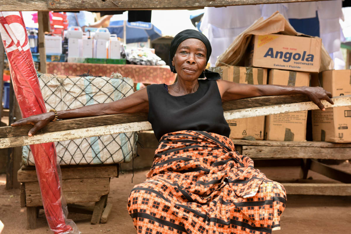 Market Woman by Stephanie  Brown  