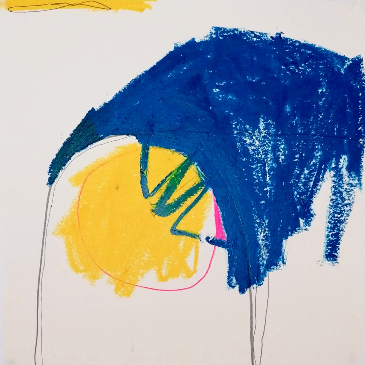 Yellow, Blue, Neon Pink by Alejandra Jean-Mairet 