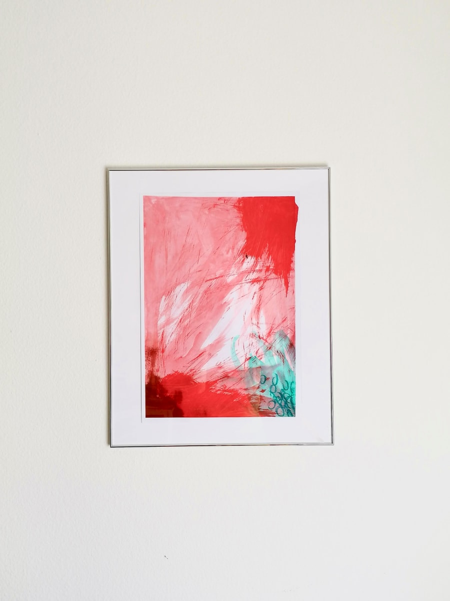 Ich will es nicht zerstören, Red; Piece Nr. 26  Image: "Red", Piece nr. 26
Mixed technique on paper, 35 x 50 cm