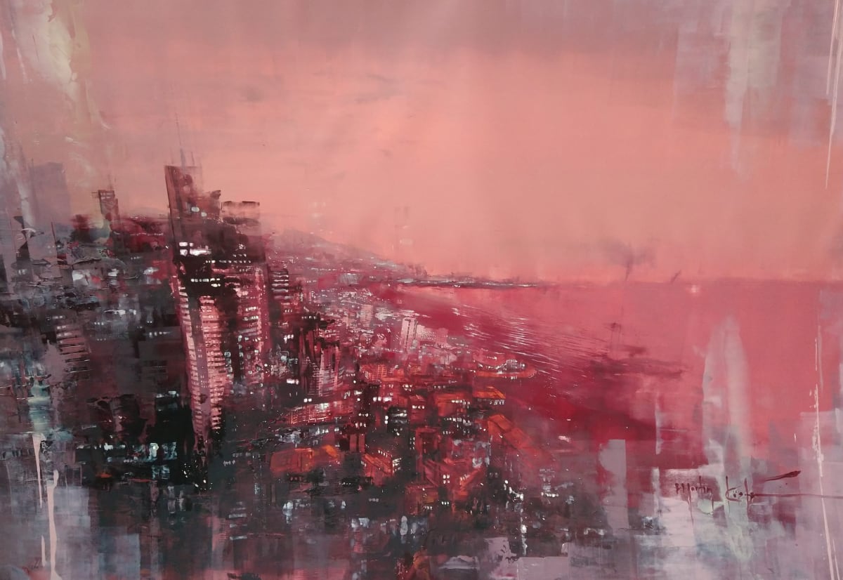 Monaco red sun I by Martin Köster 