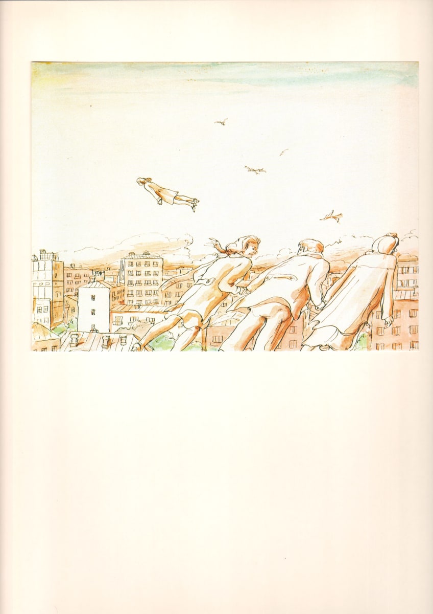 The flying Komarov by Ilya & Emilia KABAKOV 