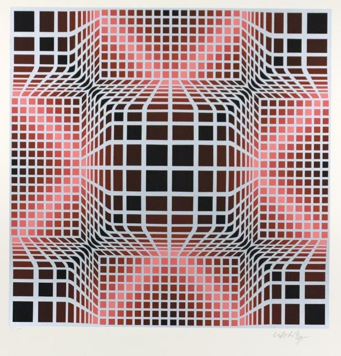 Vasarely print by Victor Vasarely 