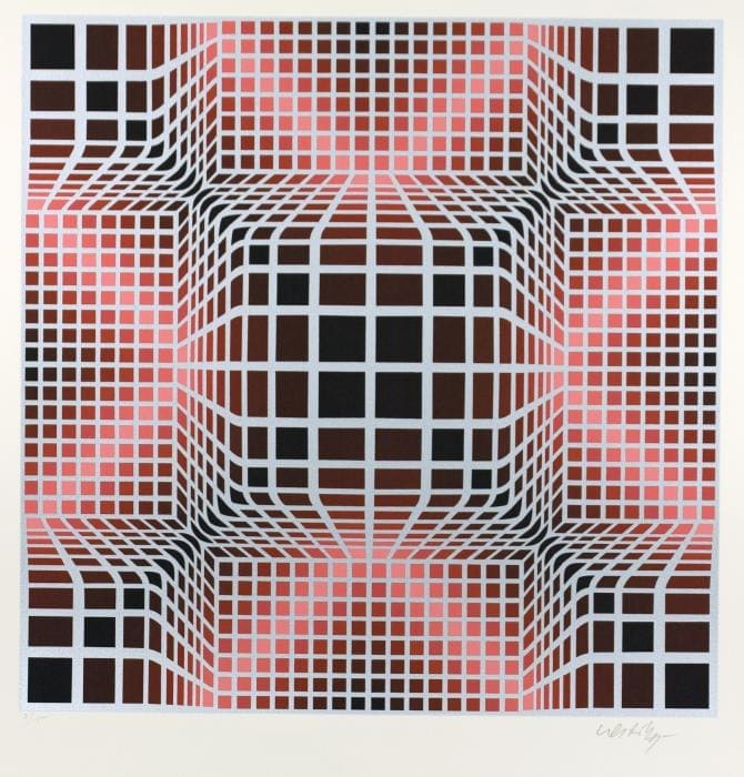 Vasarely print by Victor Vasarely, Image 1.