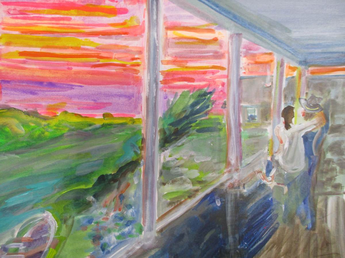 Sakonnet Sunset at Grandma Garrons by Tina Rawson, Image 1.