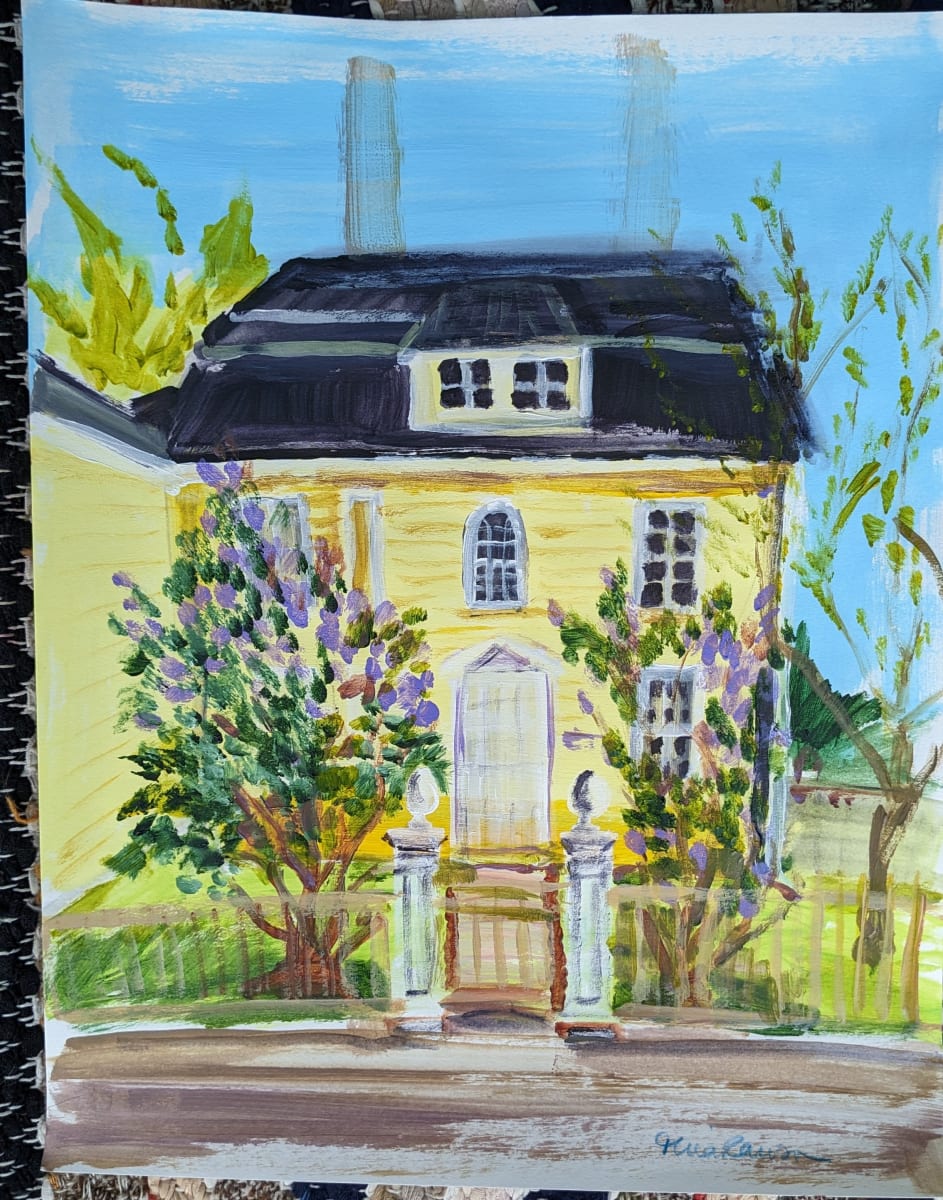 John Paul Jones House by Tina Rawson  Image: John Paul Jones House with Lilacs