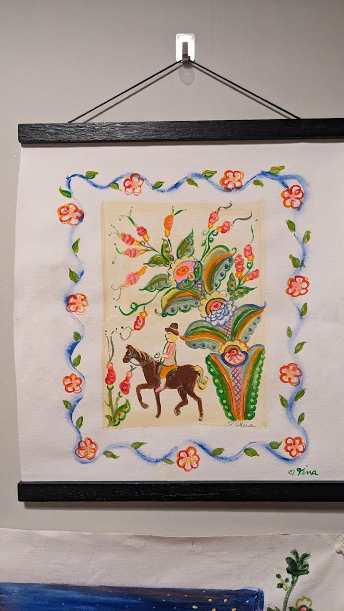 Swedish bonad by Tina Rawson, Image 1.