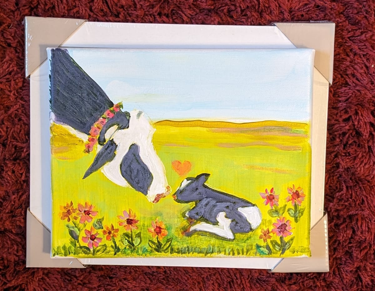 Mama Moo by Tina Rawson  Image: Mama cow and calf