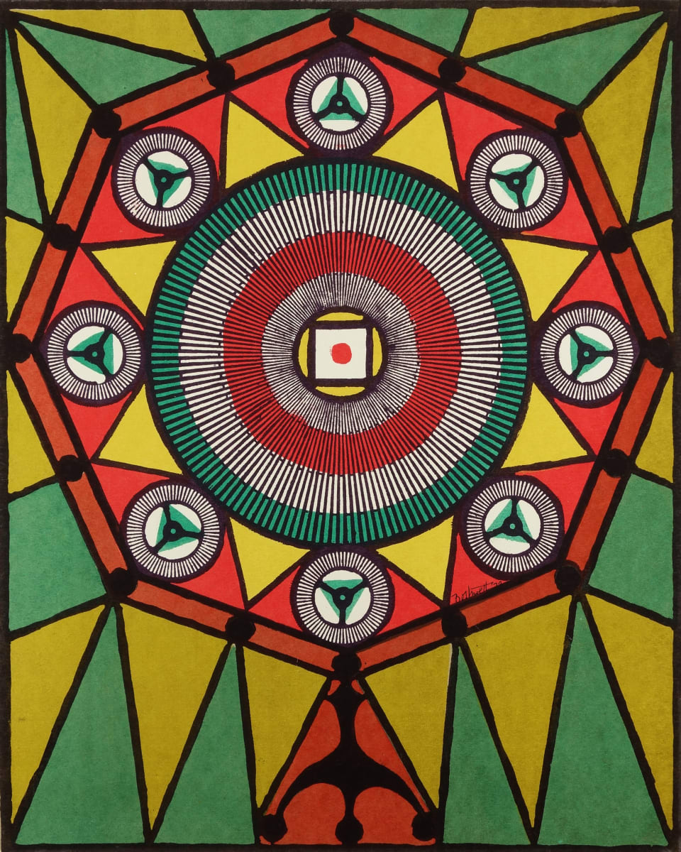 Mandala Series: Target, 2nd state by Dorr Bothwell 