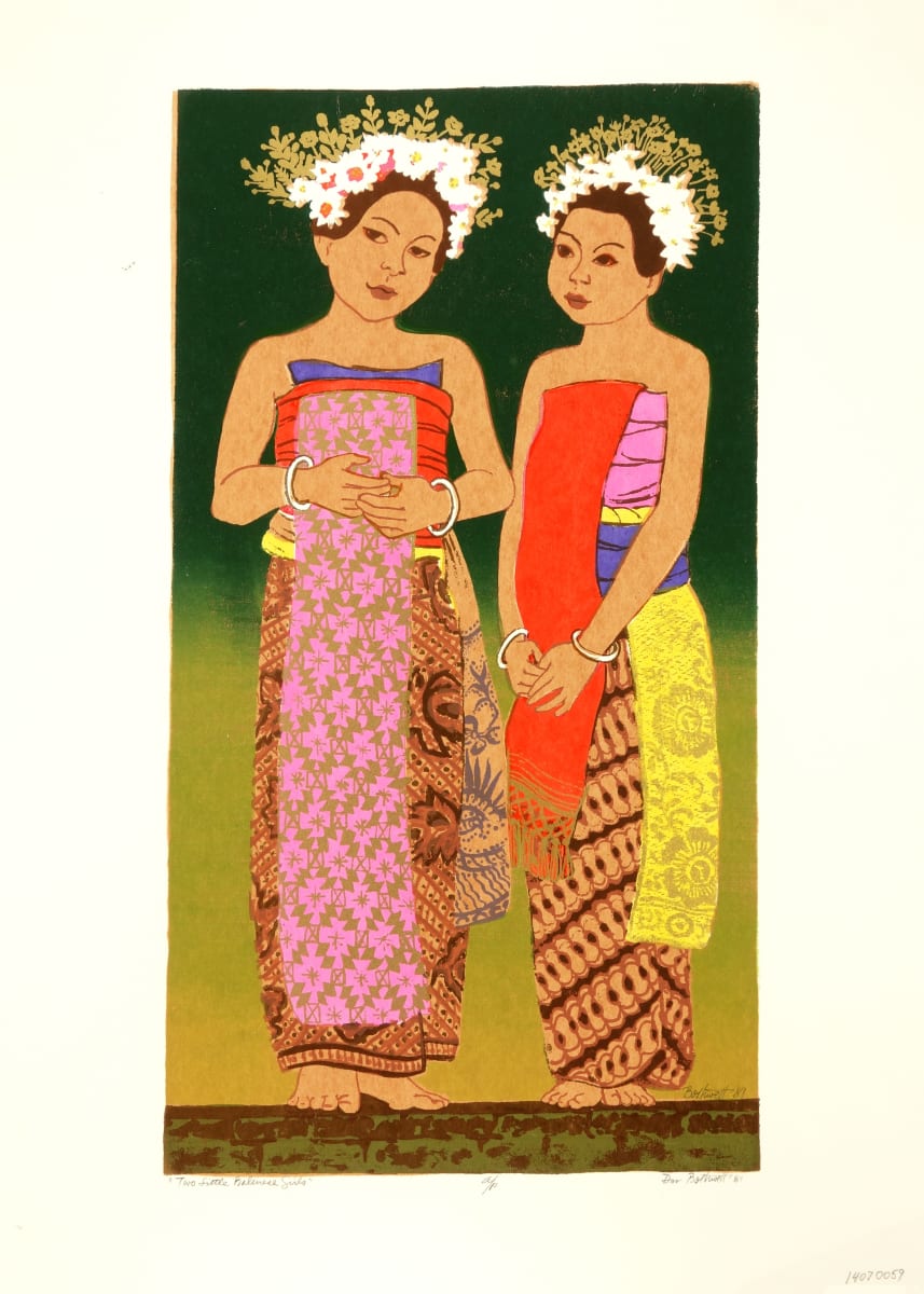 Little Balinese Girls   a/p by Dorr Bothwell 
