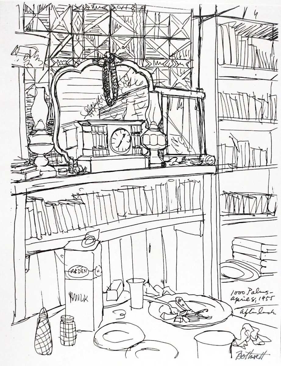 After Lunch, Paul Willheim's Cabin by Dorr Bothwell 