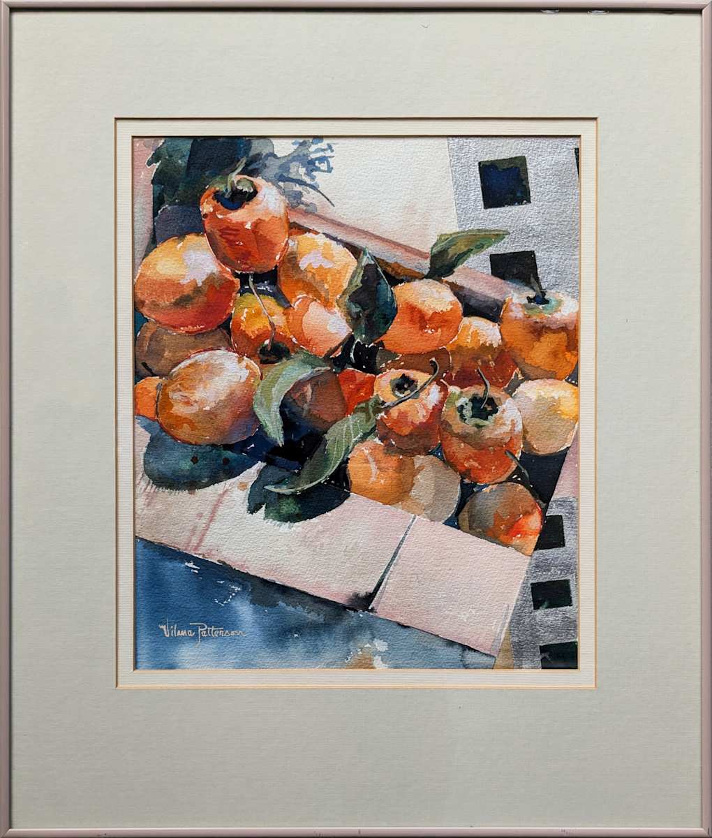 Persimmons by Vilma Patterson 