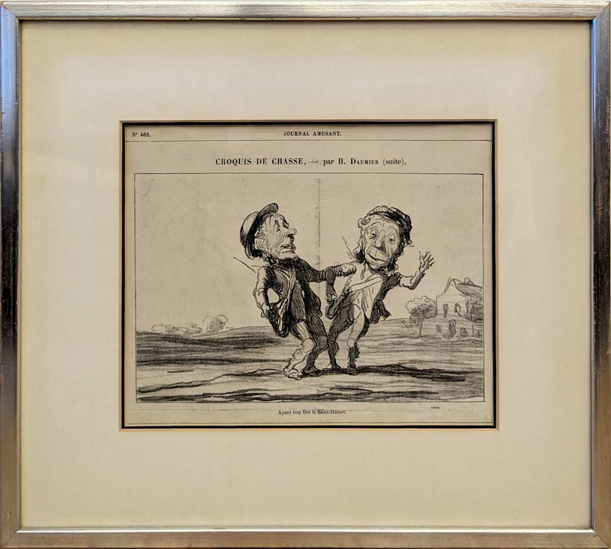 Croquis De Chasse by Honoré Daumier 