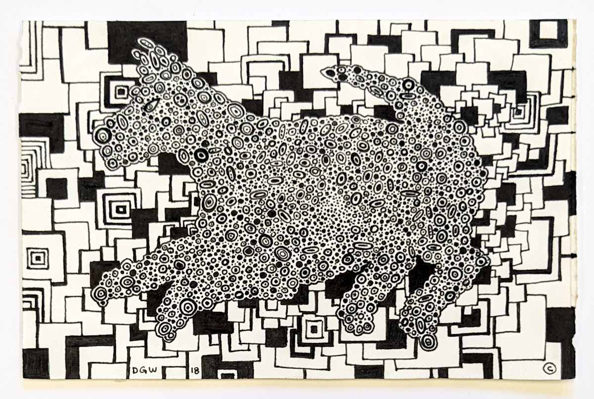 Puppy Dog (postcard #562) by Daniel Watson 
