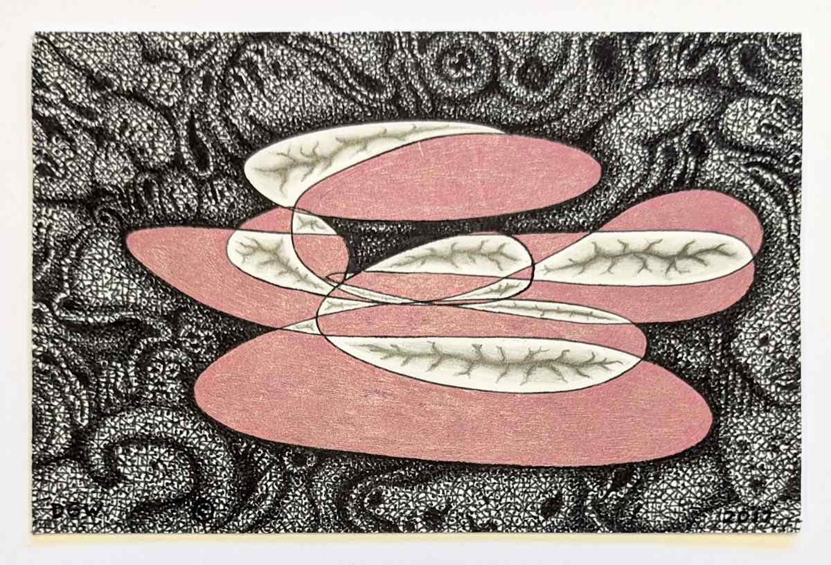 Weird Doodle (postcard #530) by Daniel Watson 