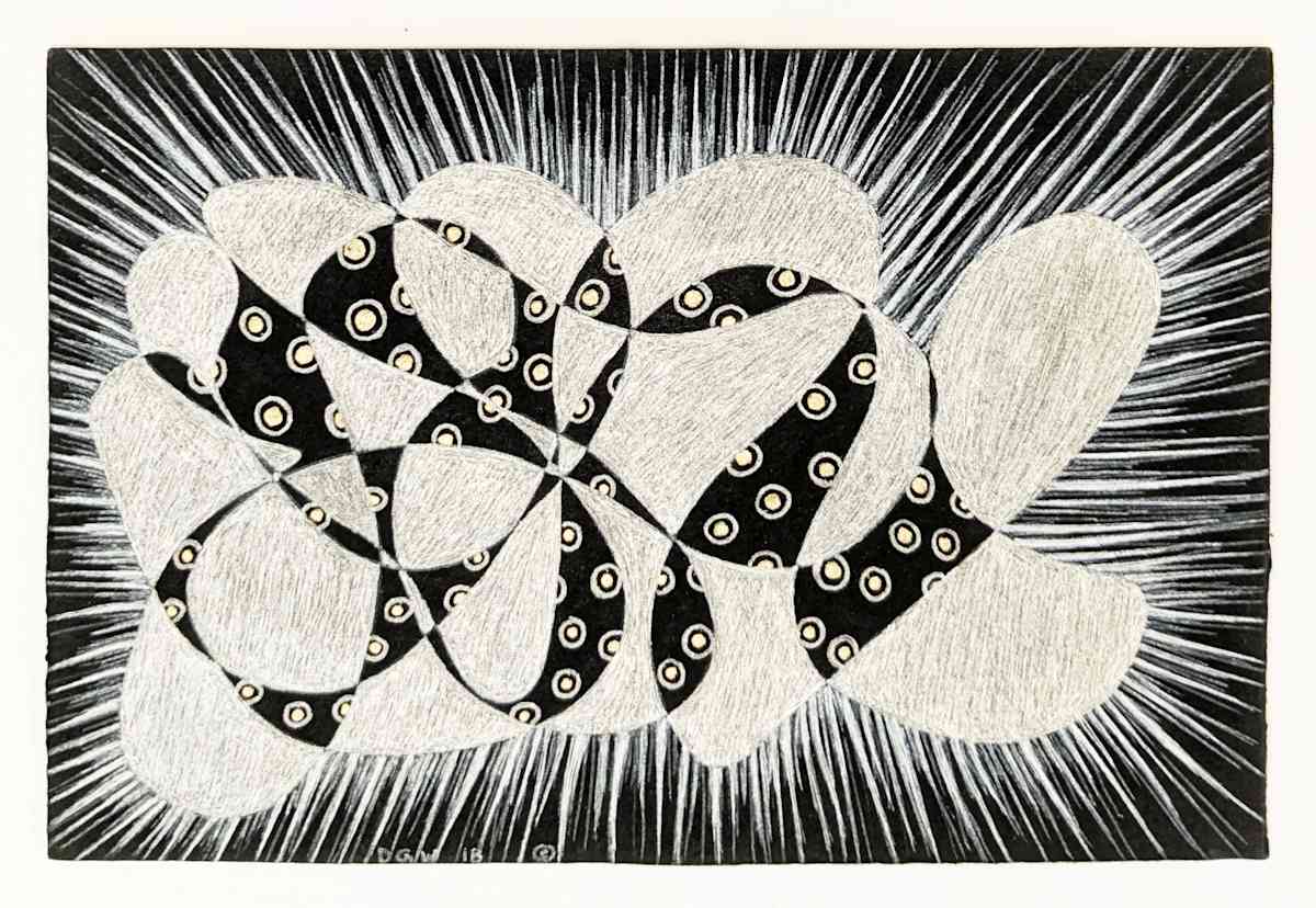 Doodle Burst (postcard #572) by Daniel Watson 