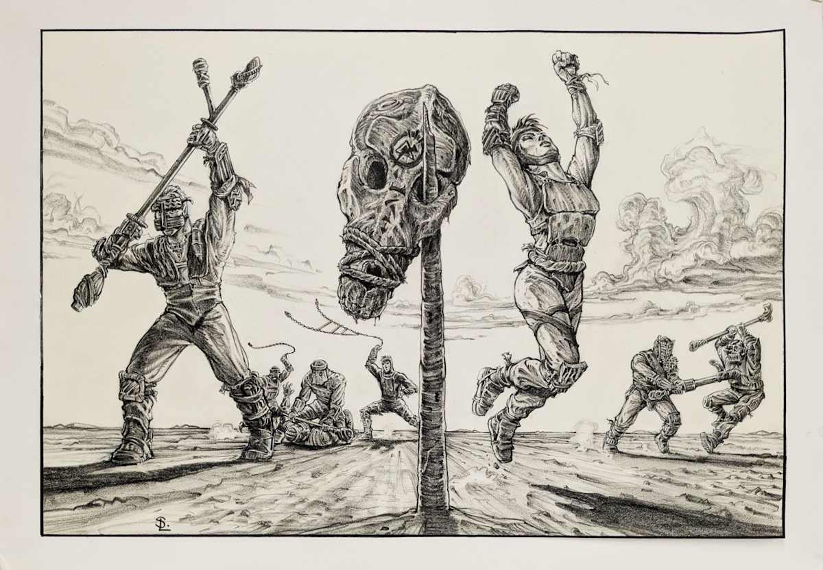 Untitled  (battle scene, The Blood of Heroes) by S. L. 