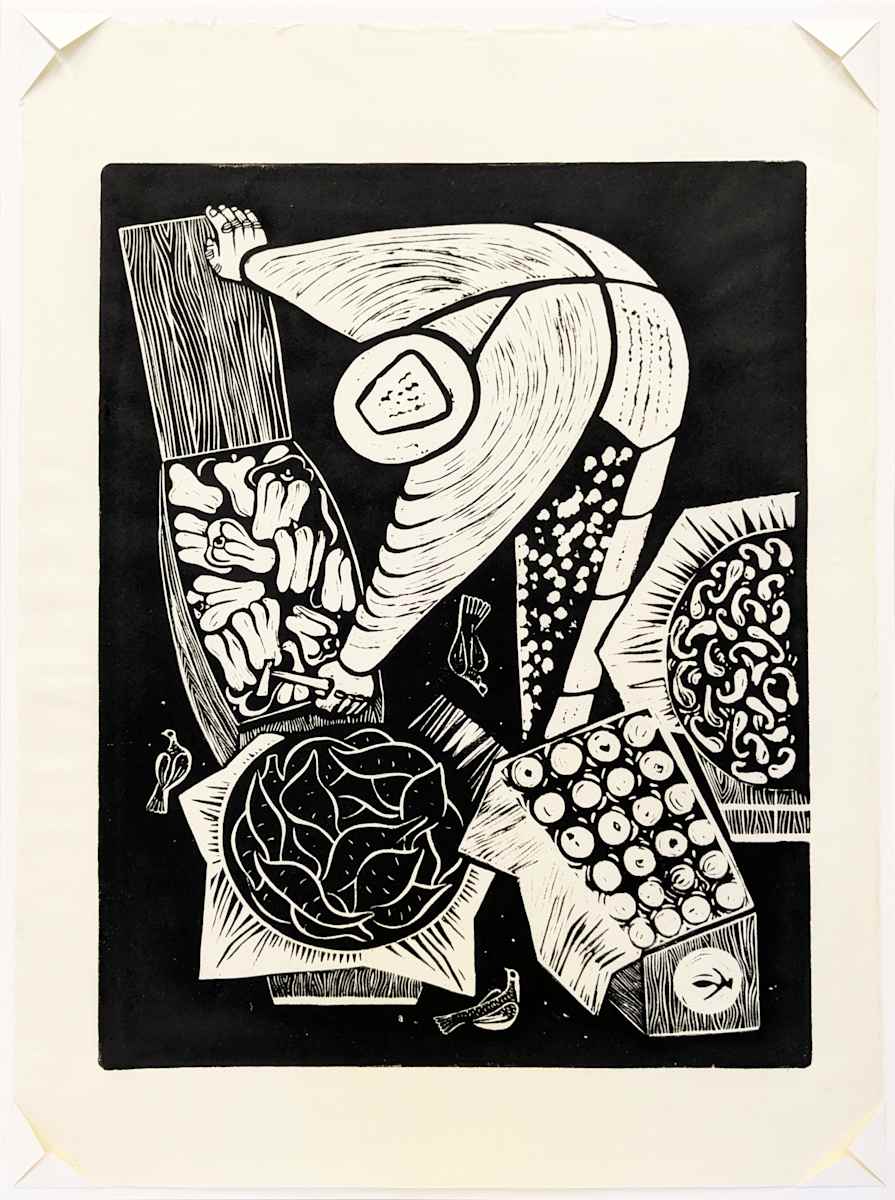 Front Street, 5 am (un-matted print) by Emmy Lou Packard 