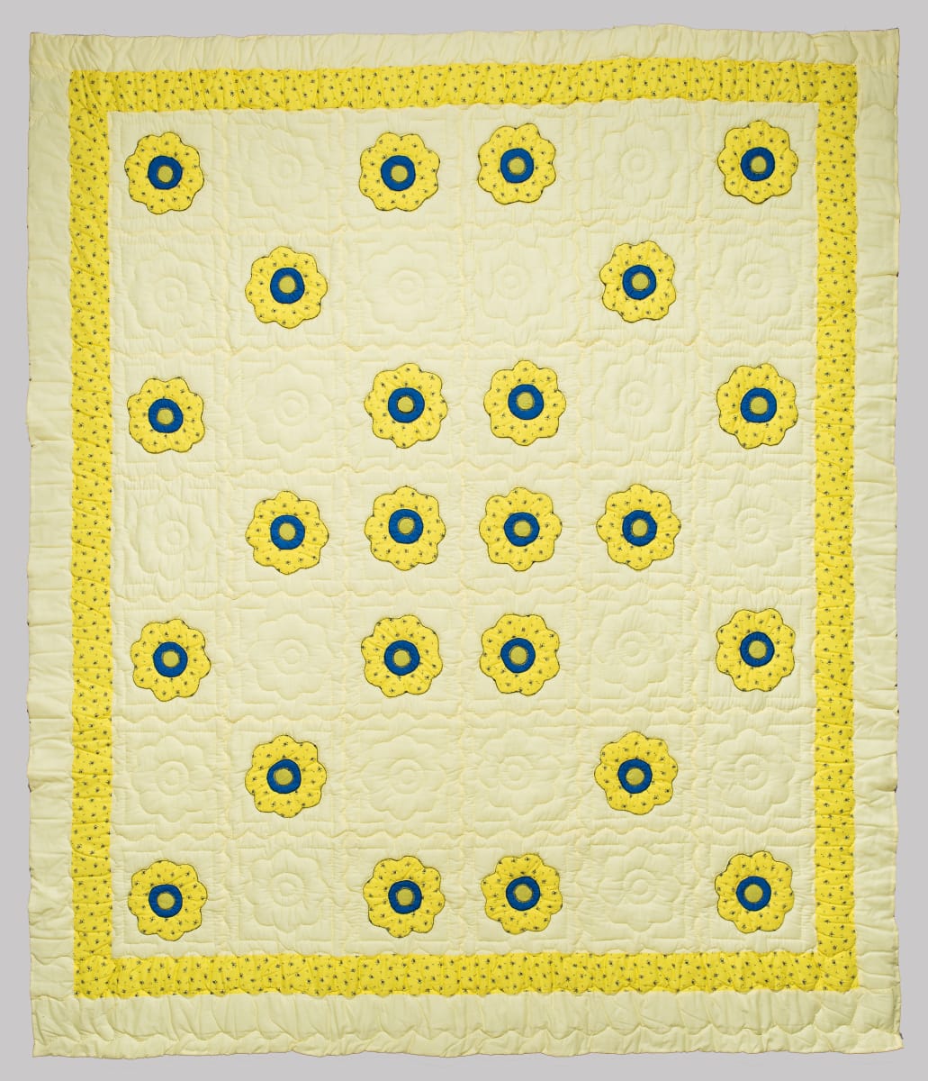 Cornflower Quilt by Evelyn Bowers 