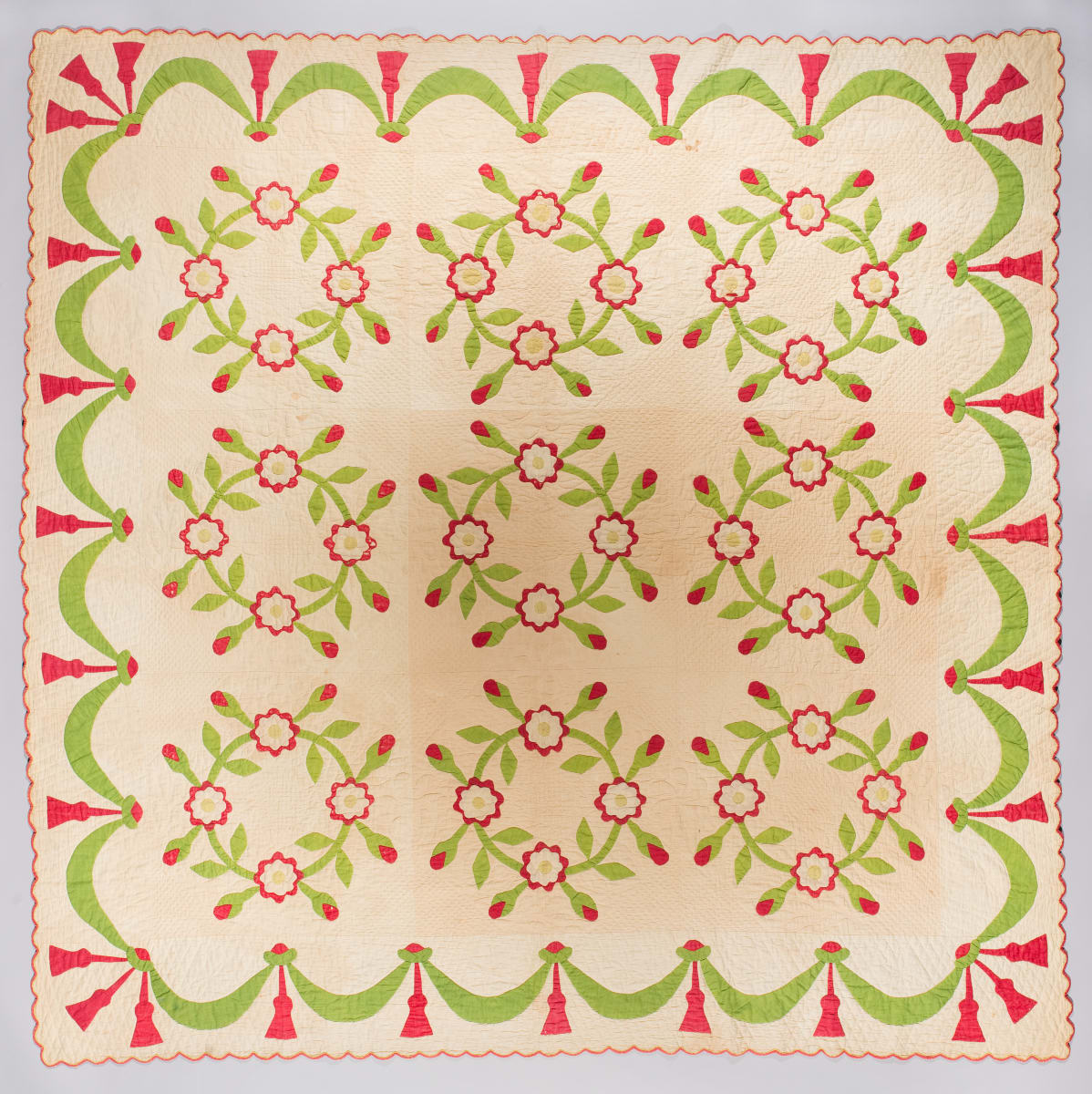 Indiana Rose Quilt by Unknown Artist 