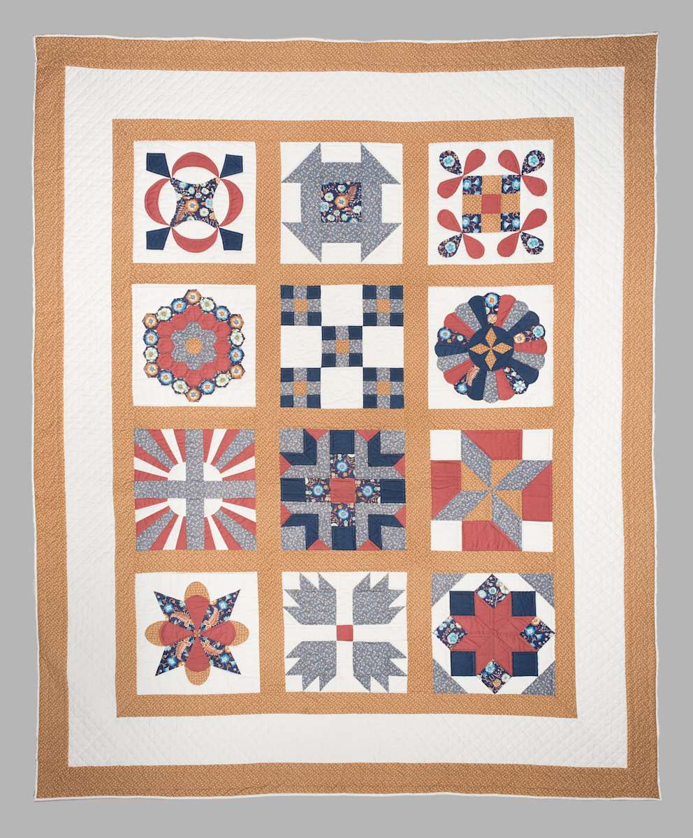 Sampler Quilt by Santa Clara Valley Quilt Association, Image 1.