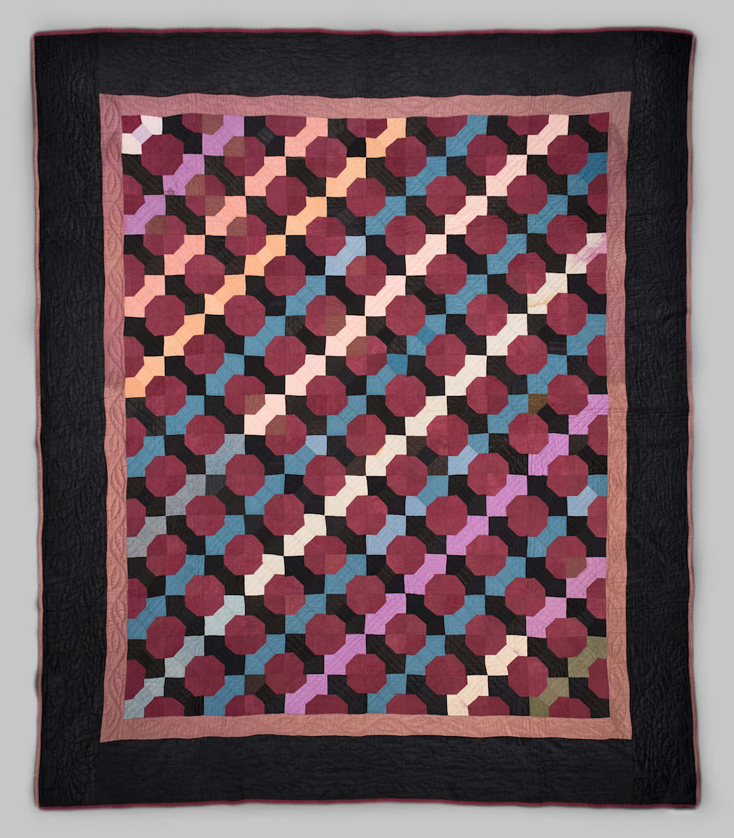 Amish Bow Tie Quilt by Unknown Artist, Image 1.