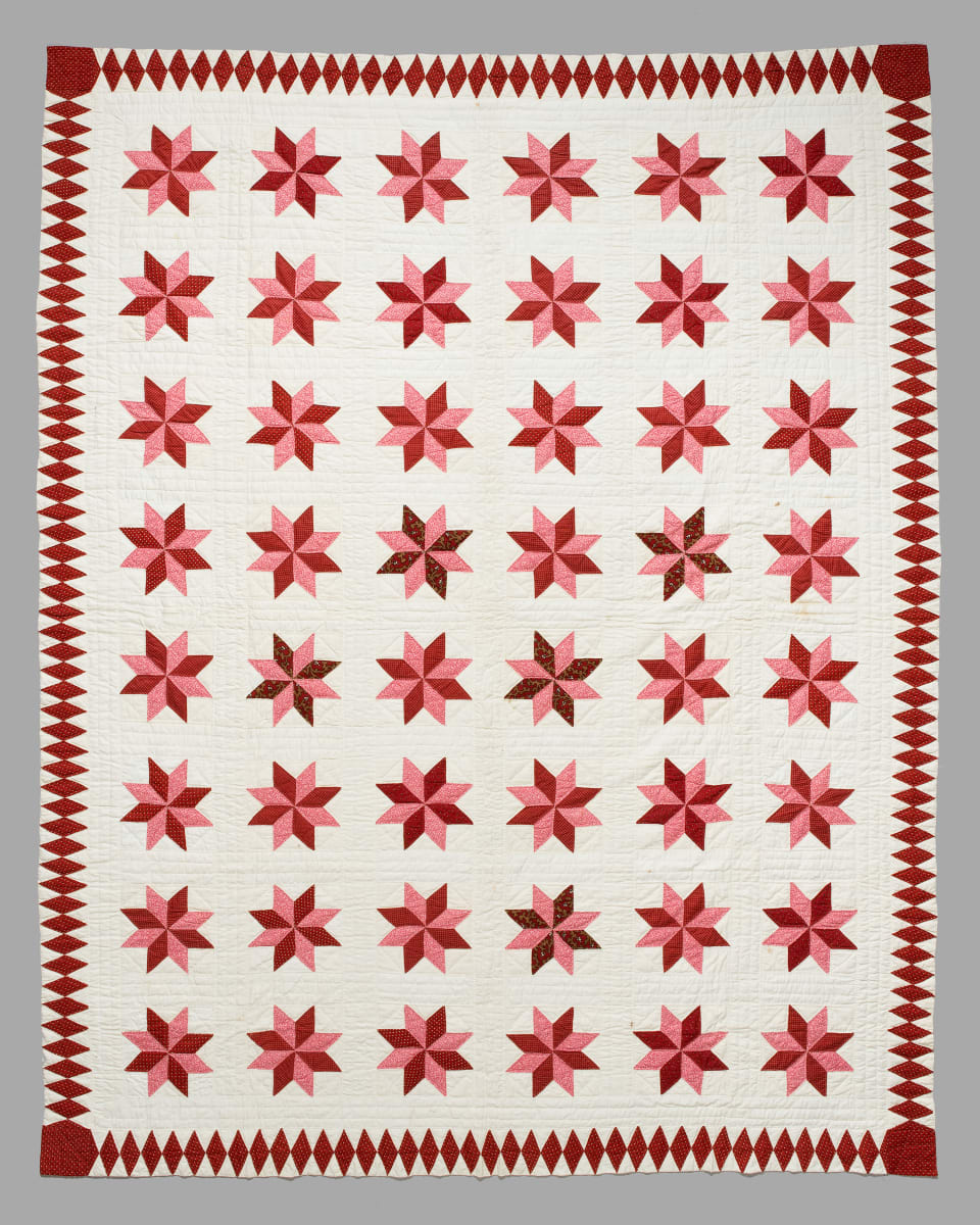 Lemoyne Star Quilt by Ellen Matilda Folts 