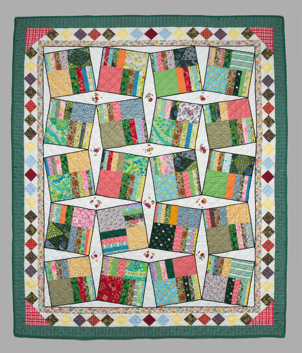 Falling Blocks Quilt by Ernest Haight 