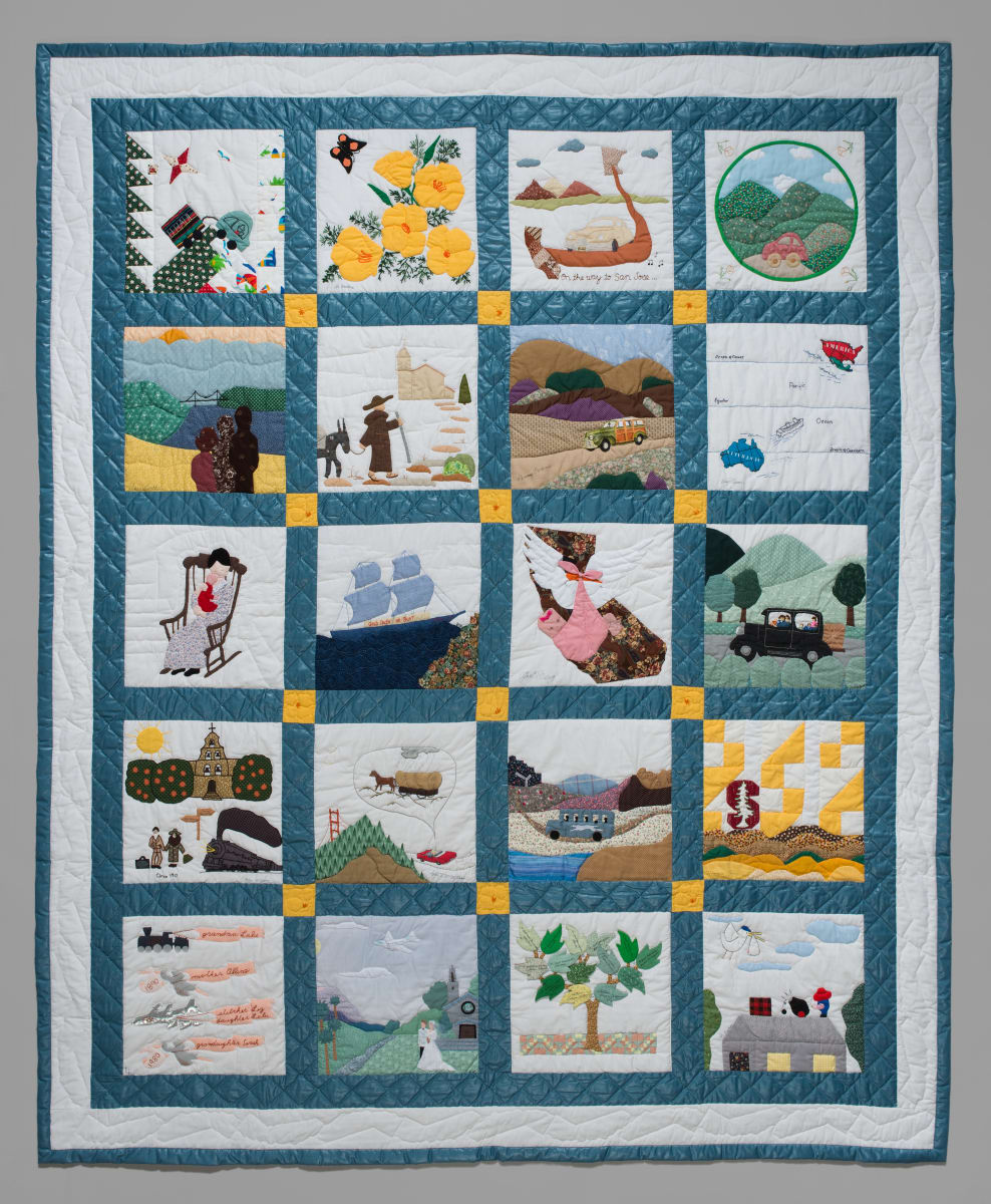 Road to California Quilt by Santa Clara Valley Quilt Association 