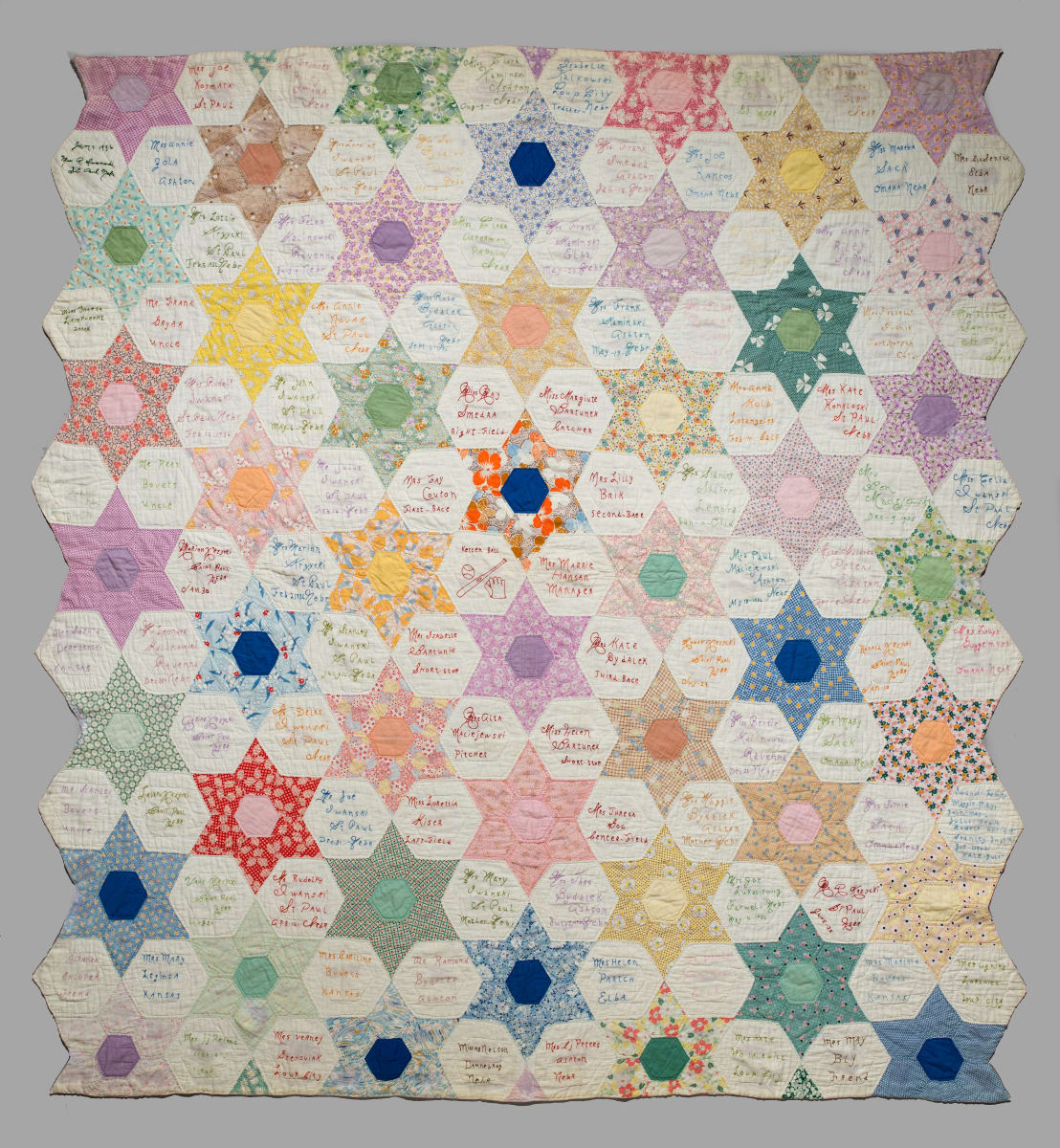Baceball Quilt by Unknown Artist 