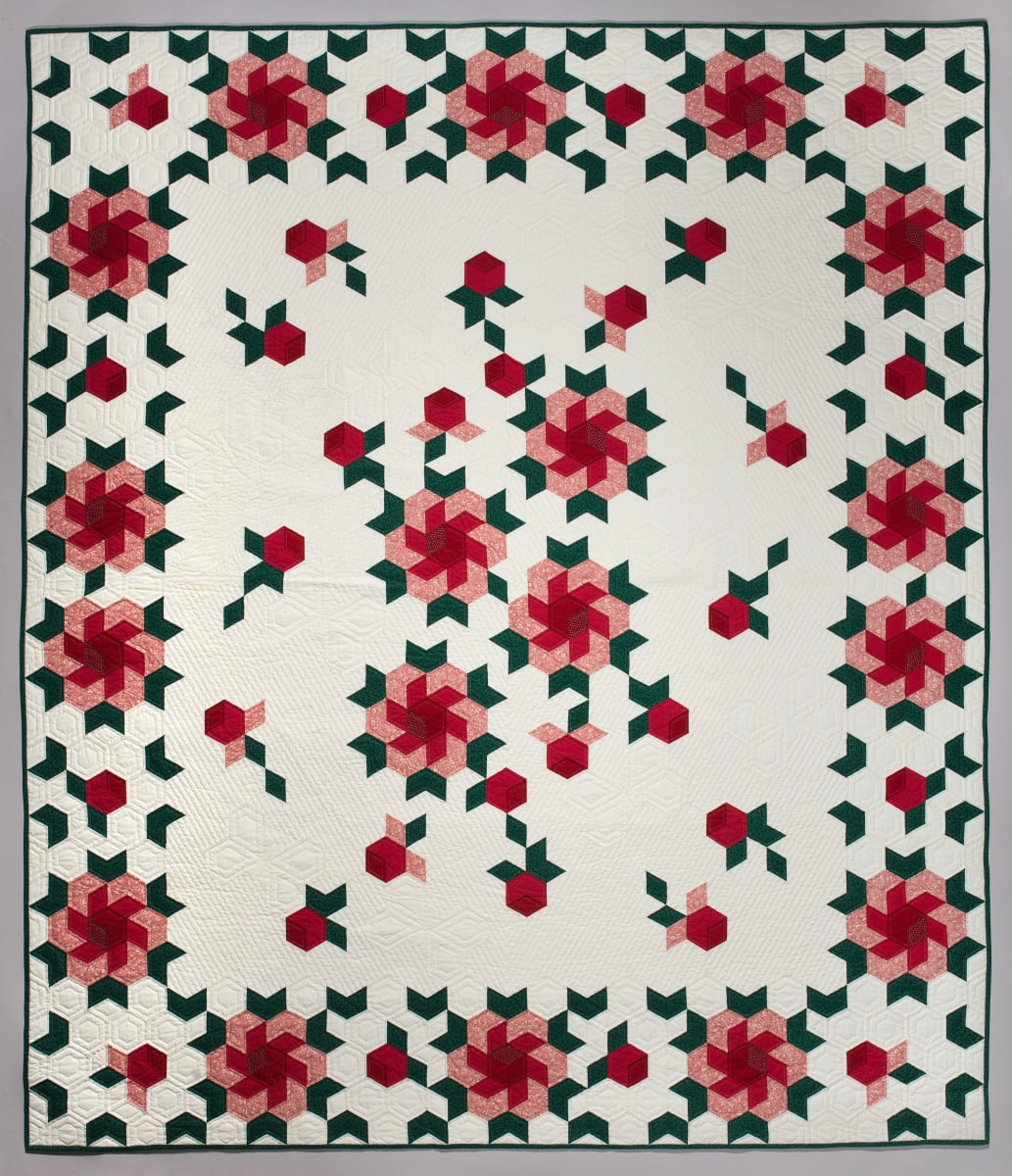 Gather Ye Rosebuds Quilt by Claire Moses 