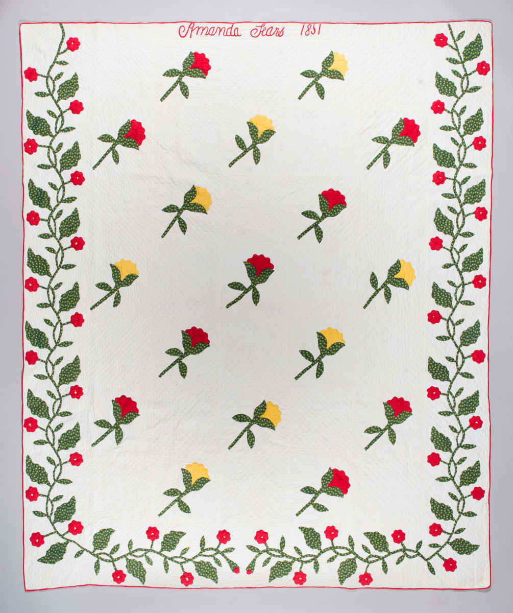 Flower Applique Quilt by Amanda Dodge Sears 