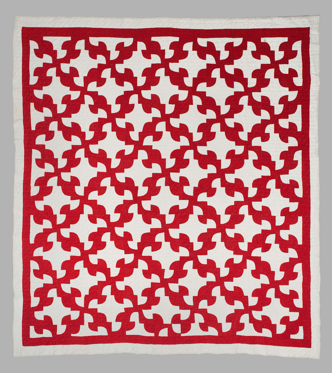 Drunkard’s Path Quilt by Margaretha Werner Conrad, Image 1.