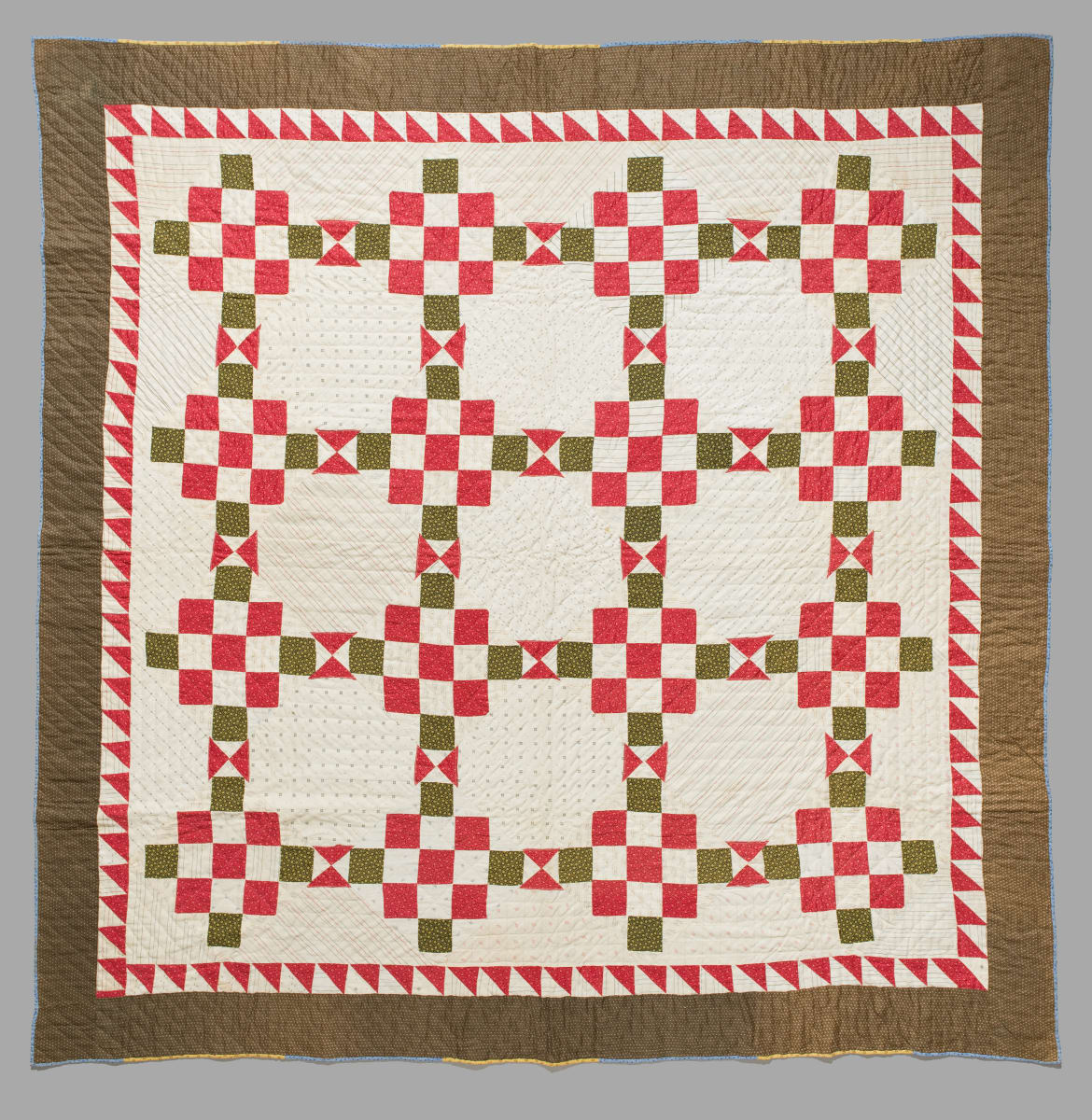 Sawtooth Quilt by Unknown Artist 