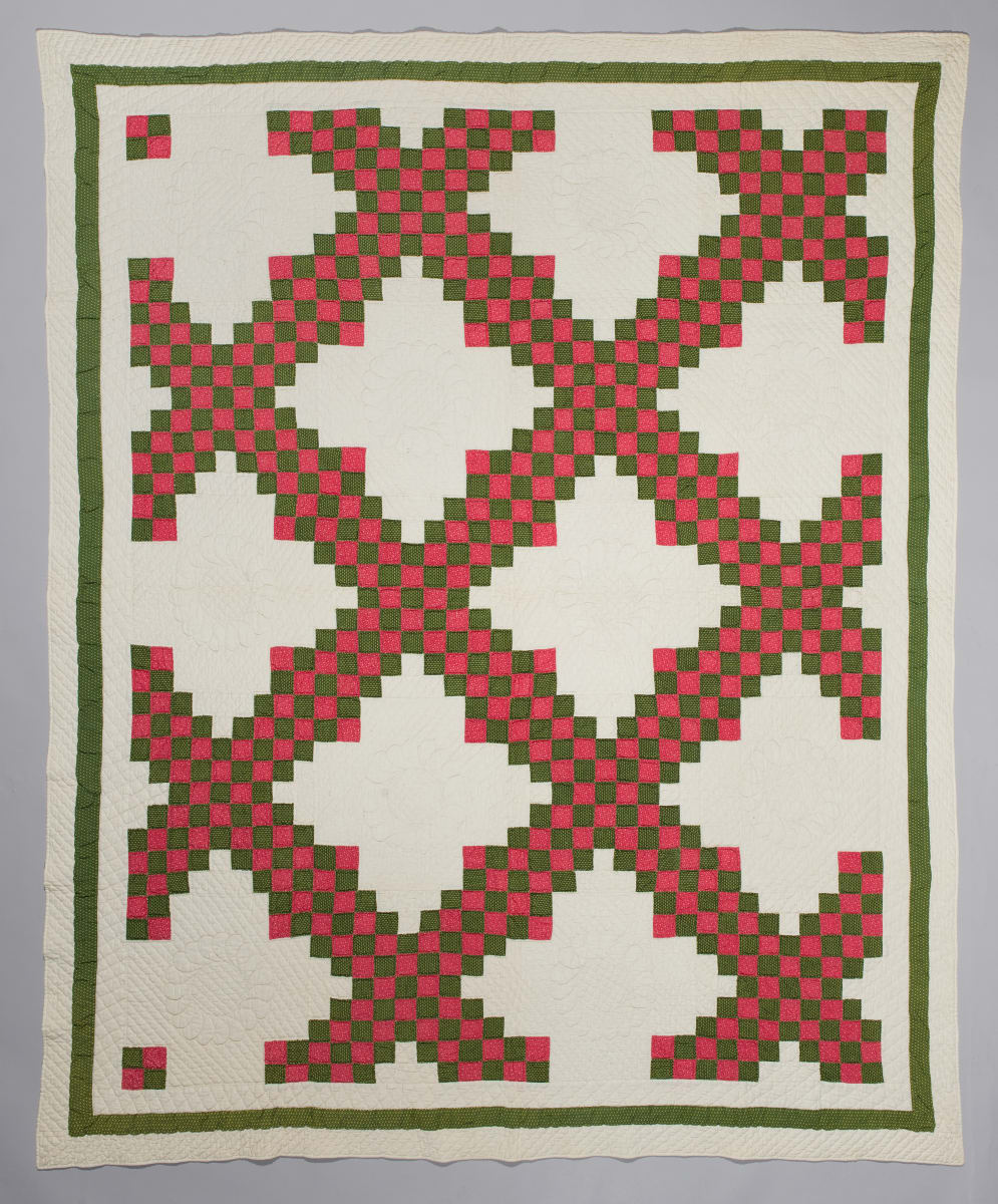 Triple Irish Chain Quilt by Unknown Artist 