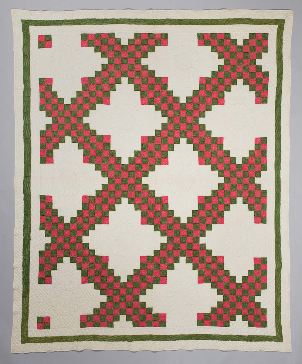 Triple Irish Chain Quilt by Unknown Artist, Image 1.