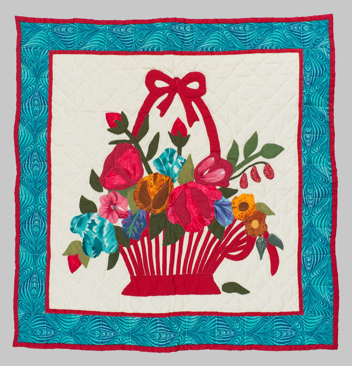 Summer Flower Basket Quilt by Phyllis Dale 