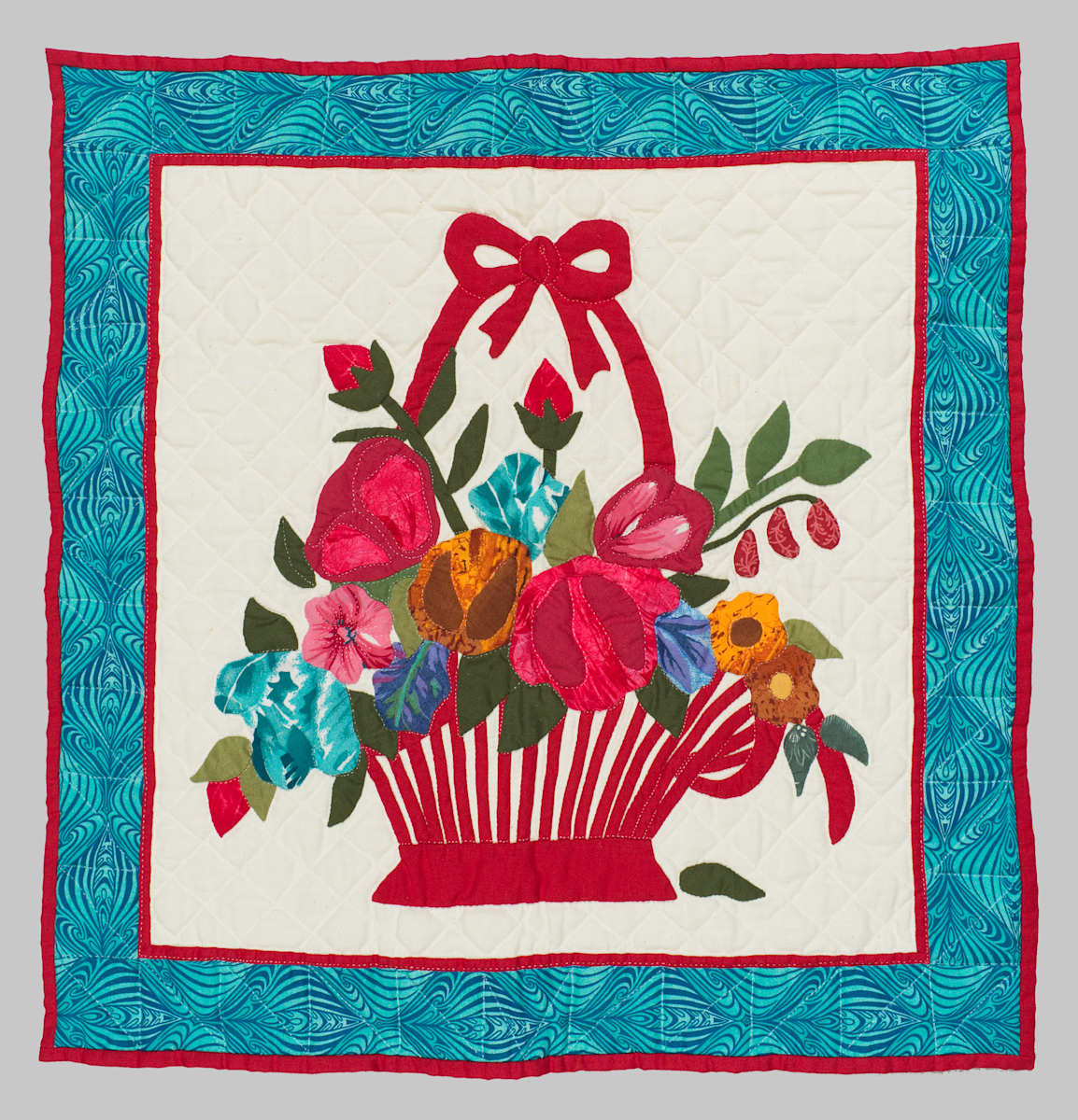 Summer Flower Basket Quilt by Phyllis Dale, Image 1.
