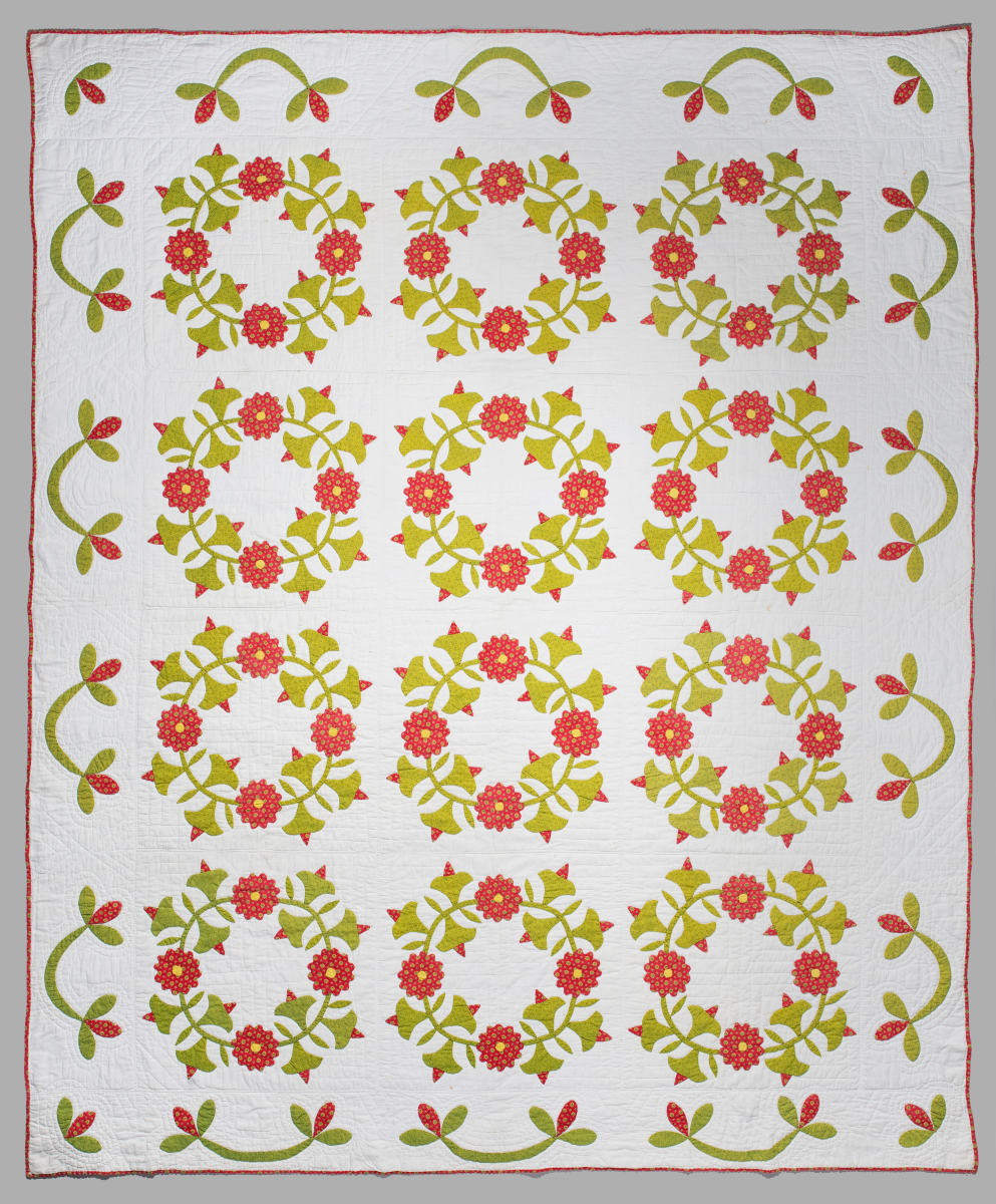 Rose of Sharon Quilt by Unknown Artist 