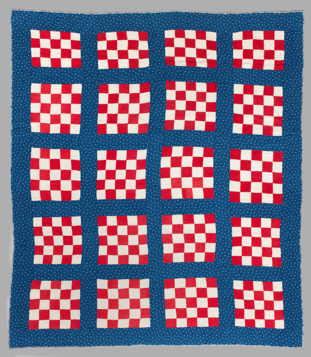 Twenty-five Patch Quilt by Unknown Artist 