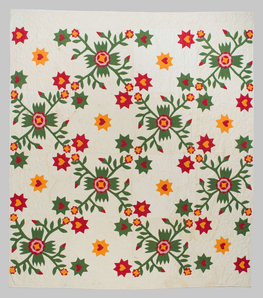 Whig Rose Quilt by Catherine Amanda Plymire, Image 1.