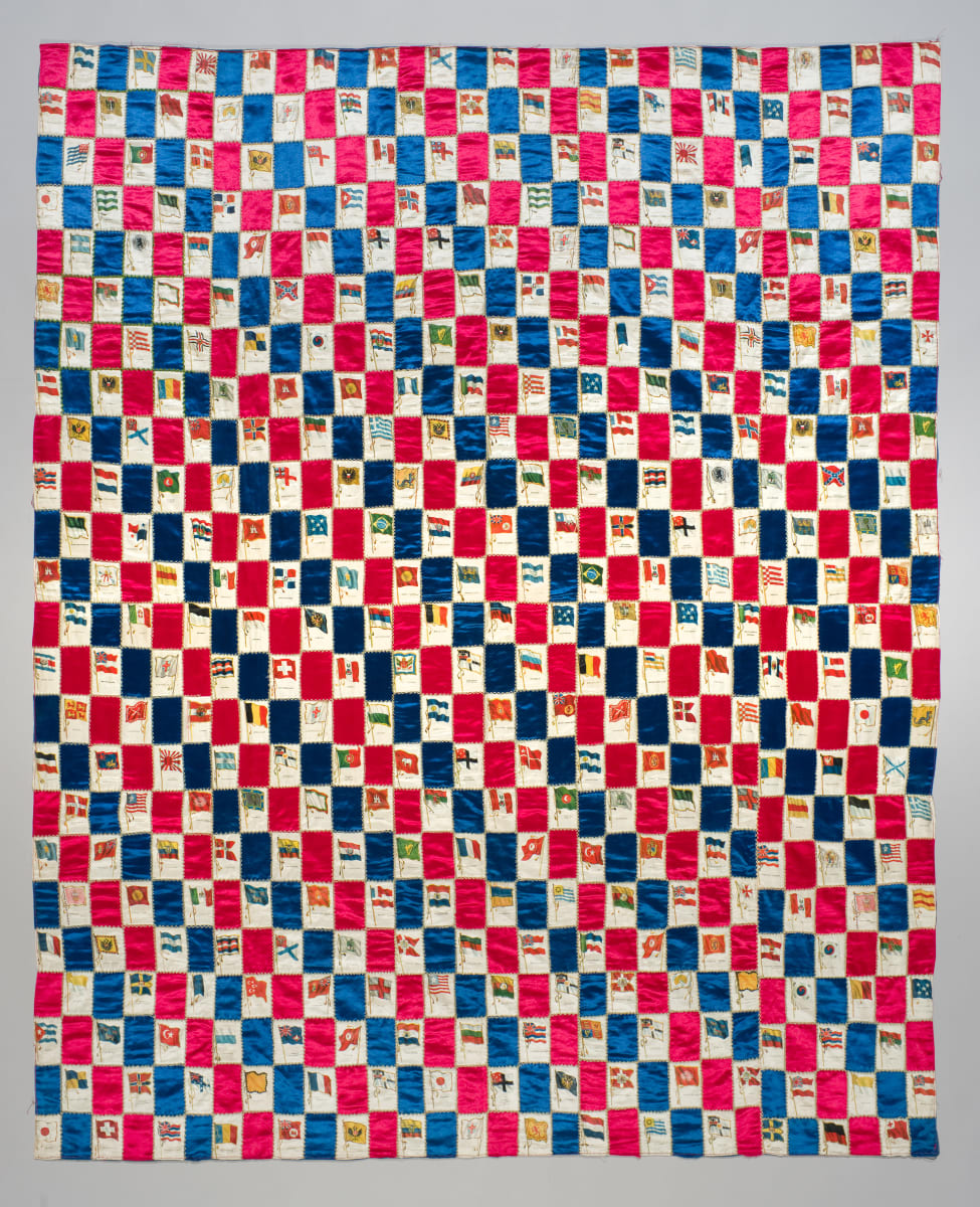 “Cigarette Silk”, Tobacco Premium Quilt by Maude Neidig 