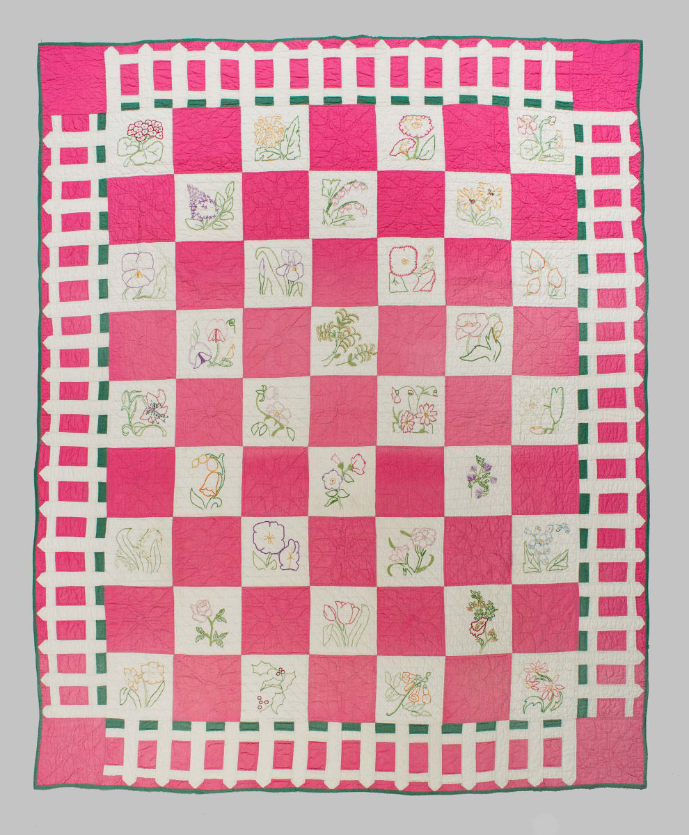 Grandmother’s Flower Garden Quilt by Ruby McKim 
