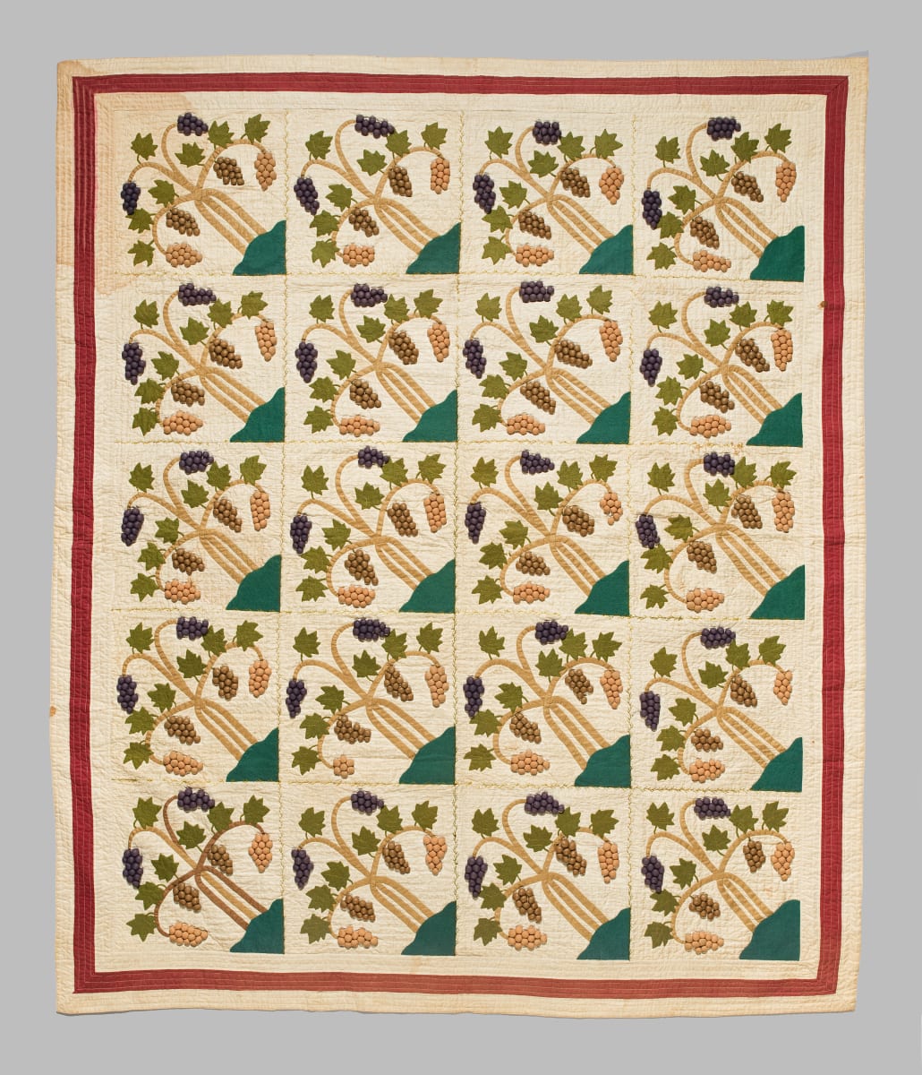 Grape Vine Quilt by Unknown Artist 