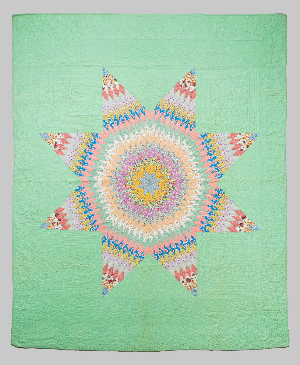 Lone Star Quilt by Unknown Artist 