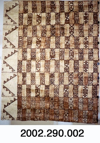 Bark Cloth, Samoa, Siapo by Salavao Tiapula 